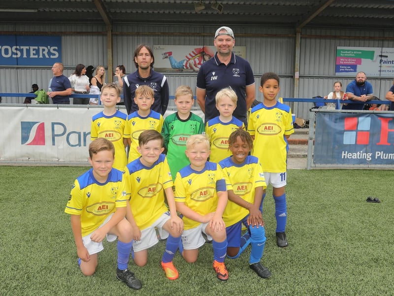 Denmead Under-9s. Picture by Dave Haines