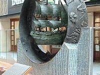 The HMS Sirius sculpture which can now be found in Gunwharf Quays commemorates the voyage of the fleet from Portsmouth on May 13 1787 and arrived in Sydney on January 26 1788 - now known by Australians as Foundation Day.