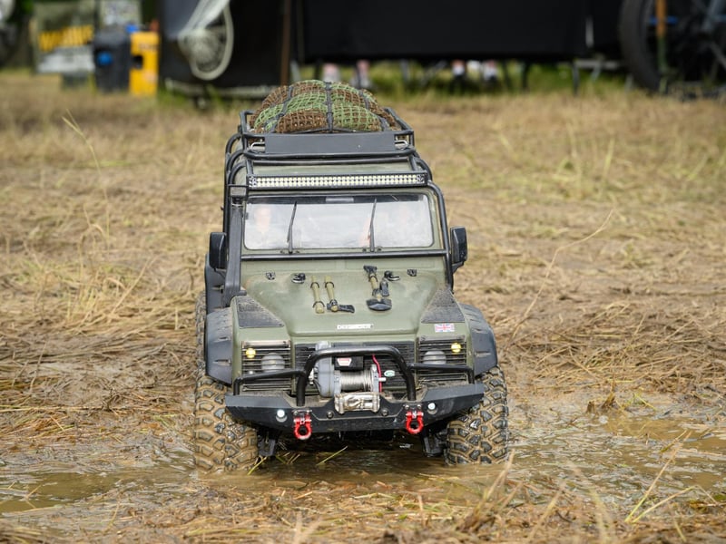 A model land rover at The Overlord Show.Picture: Keith Woodland (260521-44)