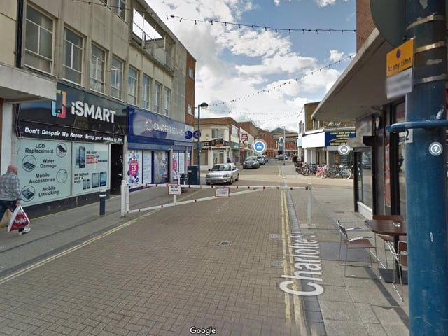 This city centre street is named after Queen Charlotte wife of George III - a Queen very much back in the spotlight thanks to her appearance as a character in the Bridgerton series of books and TV series.
