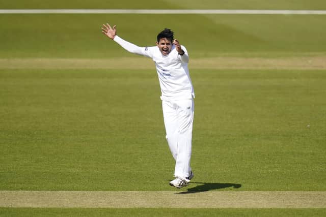 Hampshire's Mohammad Abbas took 4-22 in the second innings of his county's thrashing of Somerset. Picture: Andrew Matthews/PA Wire.