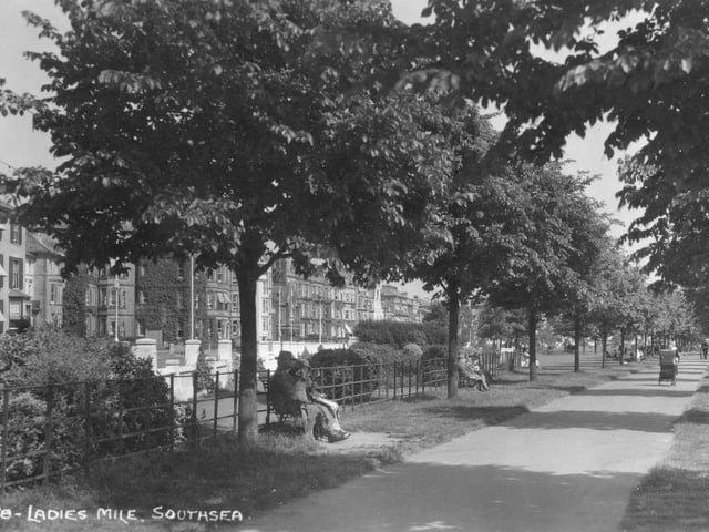 A peaceful scene at Ladies Mile, Southsea