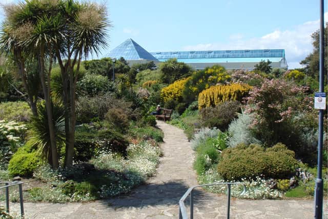 Southsea Rock Gardens, where a woman was flashed by Leslie Croucher in April 2021.