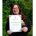 Maria Calway-Kennedy, Coronation Champion with official certificate signed by HM The King and HM The Queen.