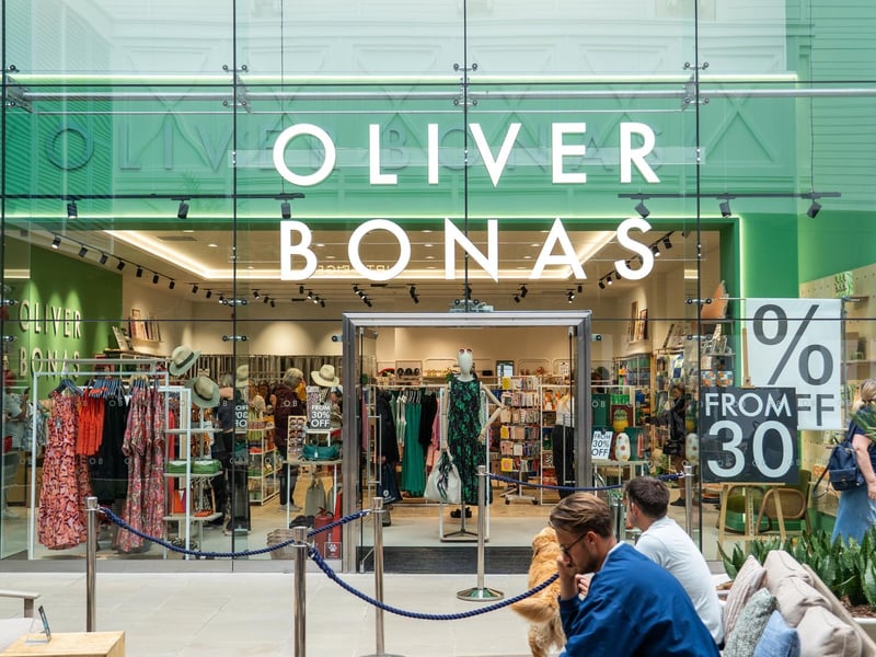 Photo of the new Oliver Bonas store at Gunwharf Quays, Portsmouth. Pictured is front of the Oliver Bonas shop.