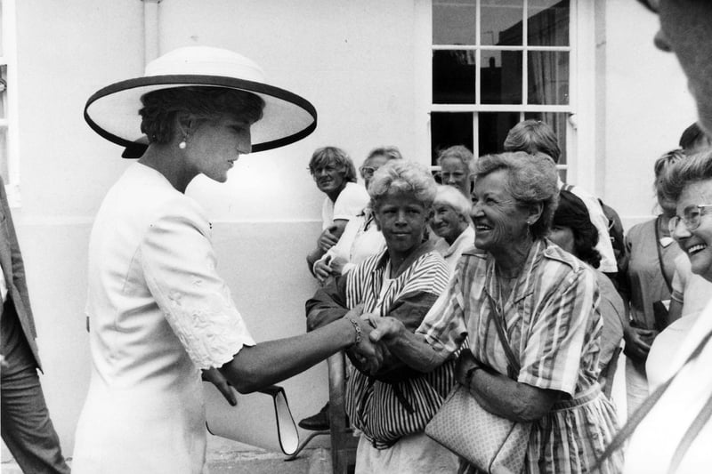 Princess Diana taken August 1991. The News