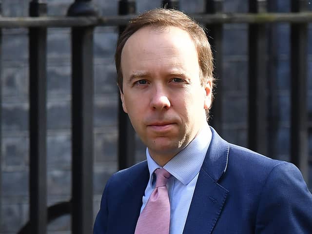Matt Hancock  Picture: Ben Stansall /AFP via Getty Images