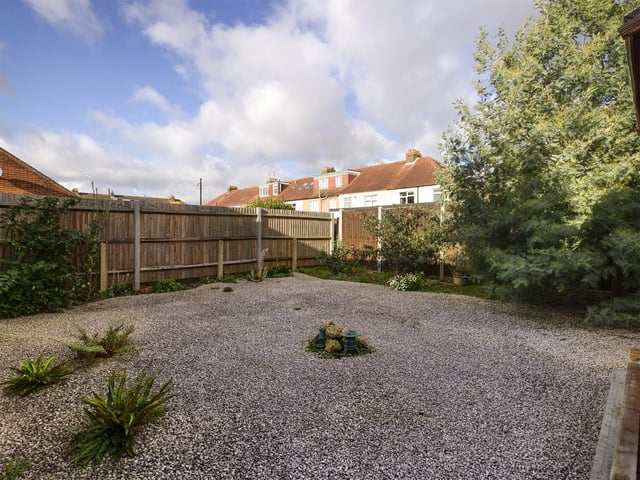 The back garden
