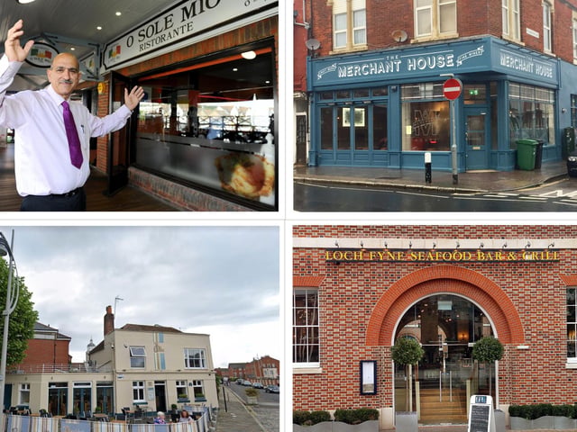 Each of these venues received votes from readers, but didn't quite make the top 15. Top row from left, O Sole Mio in Port Solent and Merchant House in Highland Road, Southsea. Bottom row from left, Abarbistro at The Camber, Old Portsmouth and Loch Fyne Seafood Bar and Grill at Gunwharf Quays.
