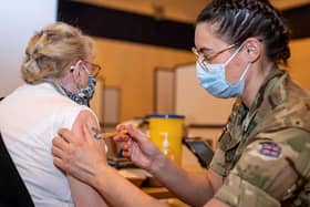 Hundreds of military personnel have been scrambled to support the coronavirus booster vaccine programme. Photo: MoD