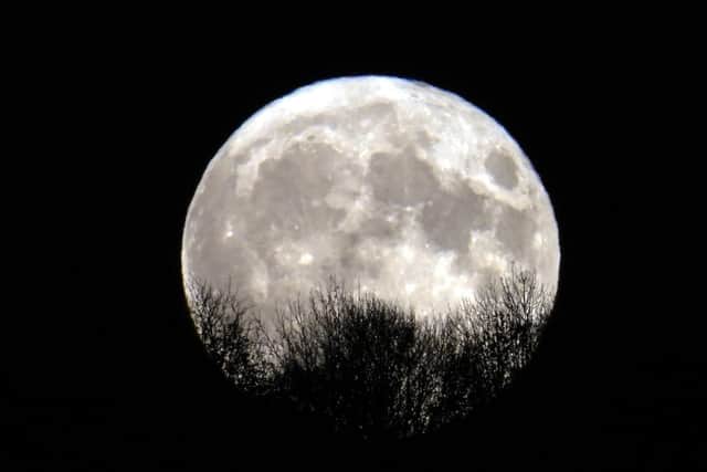 The super blue moon will be visible tonight.
Owen Humphreys/PA Wire