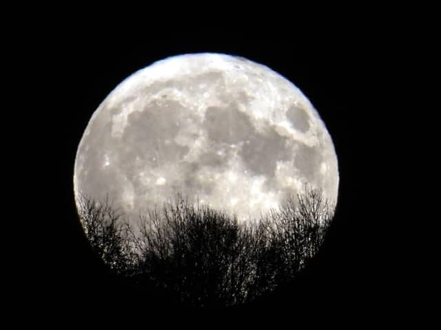 The super blue moon will be visible tonight. 
Owen Humphreys/PA Wire