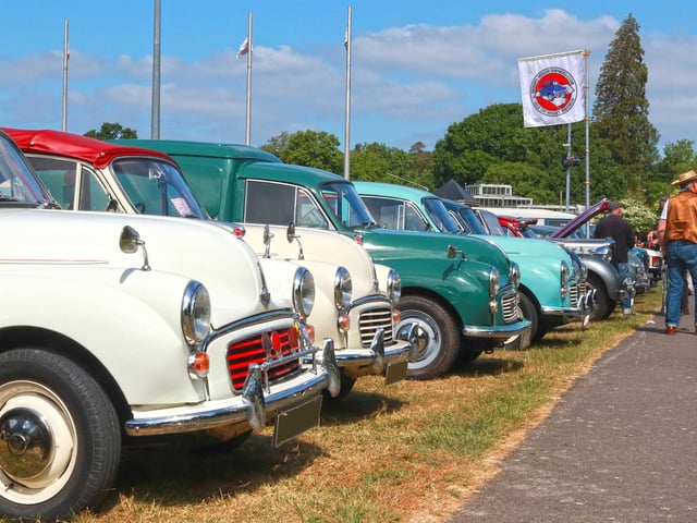 Over 200 Morris Minors and contemporary classics on display at MoggyFest at the Spring Autojumble