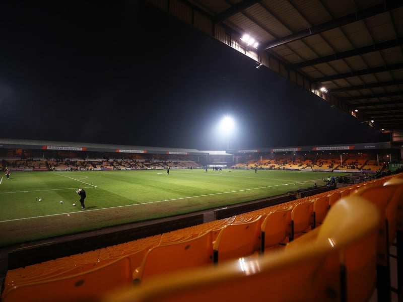 Average attendance: 7,484; Capacity: 15,036.