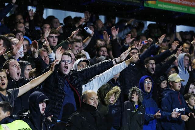 Pompey fans.