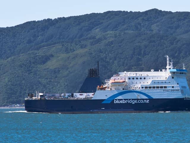 Condor Ferries acquires passenger and freight vessel for Portsmouth-Channel Islands routes. Pic supplied/ Doug Houghton NZ / Alamy Stock Photo