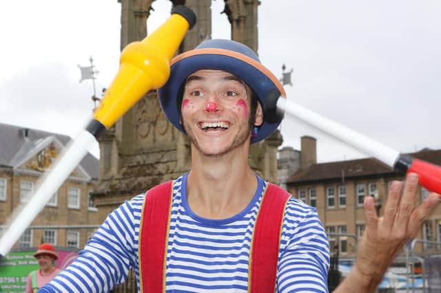 Meet Bonkers the clown when Mansfield Market Place hosts a circus workshop as part of free family entertainment on Saturday. Just one of the things to do this weekend, highlighted by our special guide.