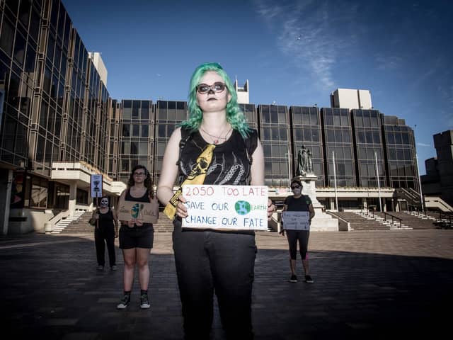 Portsmouth Extinction Rebellion pictured during a protest on 25 June 2020.

Picture: Habibur Rahman
