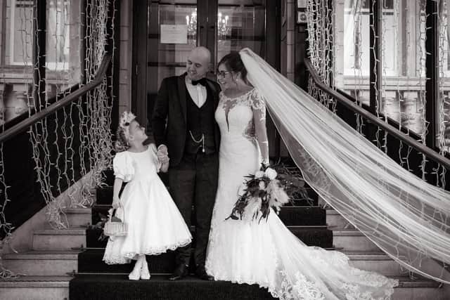 Jorden and Dex Boyle were married at the Queen's Hotel, in Southsea, on December 30, 2022. Photos: Carla Mortimer Photography.