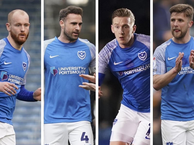 From left: Connor Ogilvie, Clark Robertson, Ronan Curtis and Michael Jacobs see their deals end this summer.