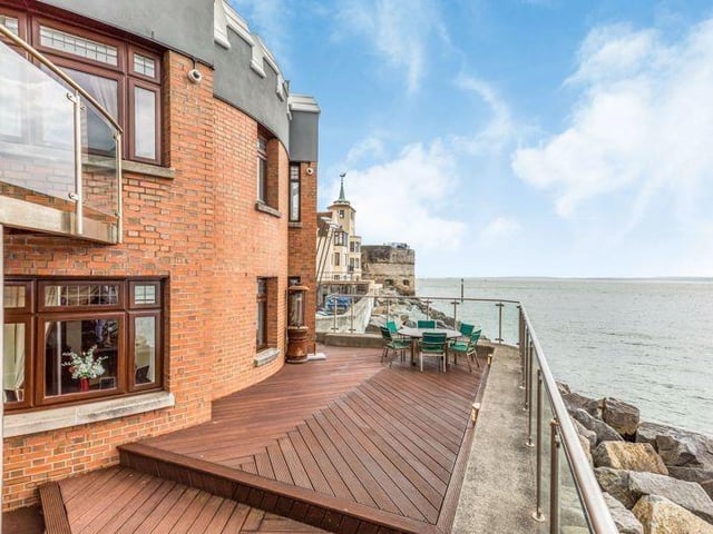 Boom Tower, a four bed home in West Street, Old Portsmouth, is on the market for £4.95m. It is listed on Rightmove.