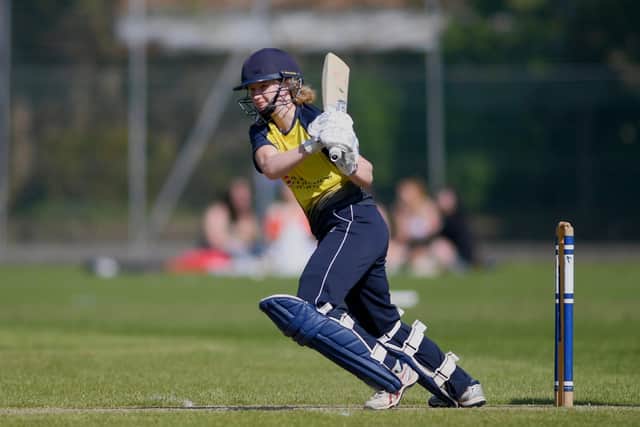 Former Havant player Charlie Dean in action for Hampshire against Nottinghamshire at Havant Park in 2018. Picture: Neil Marshall