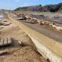 Stokes Bay Sea Wall Failure