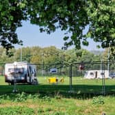 A group of Travellers set up camp at King George Playing Field in September Picture: National World
