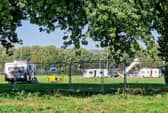 A group of Travellers set up camp at King George Playing Field in September Picture: National World
