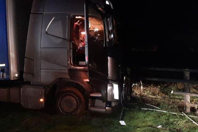 Aleksandrs Artemjevs was sentenced to eight weeks in prison for drink driving after his lorry left the road.