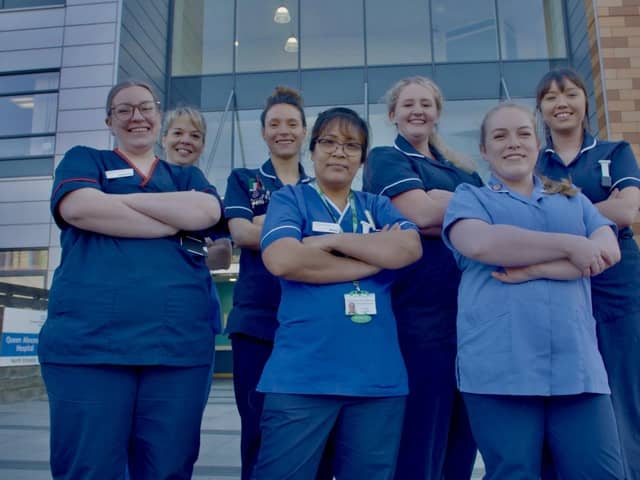 Nurses on the Ward - Series 2 - Episode 1:The team from Queen Alexandra Hospital is featured in UKTV's documentary series Nurses on The Ward. (Photo by UKTV: Nurses on The Ward)