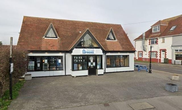 Breezes Cafe in Hill Head Road, Fareham, received a five rating on March 24, according to the Food Standards Agency website.