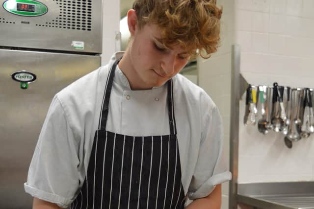 Apprentice Jack Breach at the Queens Hotel in Southsea 