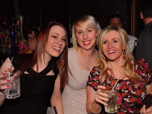 Clubbers enjoy a night out in Portsmouth in 2009. Picture: (091104-2129)