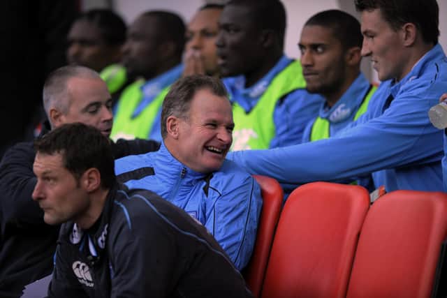 David Coles on the Pompey bench in 2008.

PICTURE:STEVE REID(084560-180)