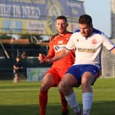 Bradley Lethbridge, right, has dual-signed with AFC Portchester from Gosport Borough. Picture: Tom Phillips