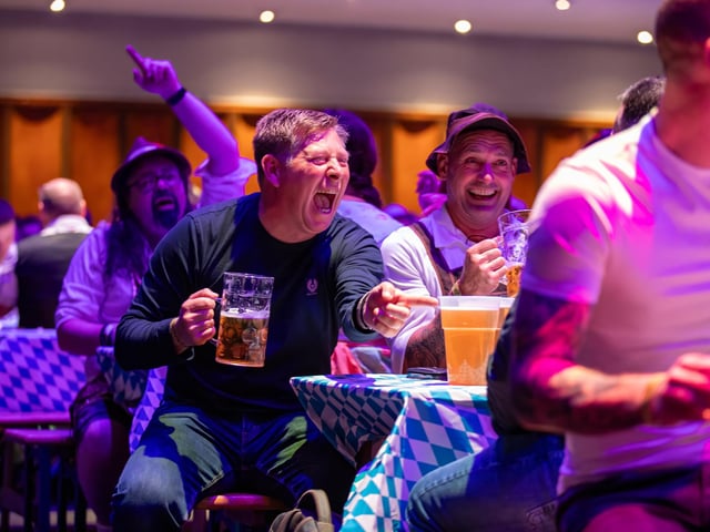 Portsmouth Guildhall played host to this years Oktoberfest event, with hundreds of guests over two sessions and German themed live music.
Pictured - Oktoberfest guests enjoying the atmosphere and live music
Photos by Alex Shute