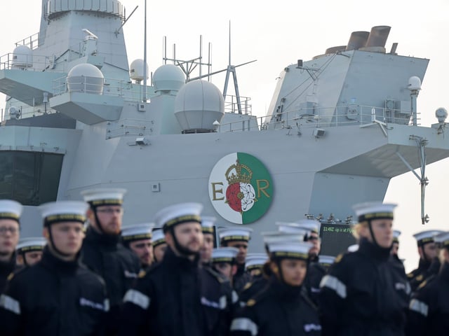 On September 9 2022 the Royal Navy's flagship HMS Queen Elizabeth carried out a 96 gun salute on the occasion of the passing of Queen Elizabeth II. Her Majesty was the ship's Lady Sponsor, commissioning the ship into the fleet in December 2017.