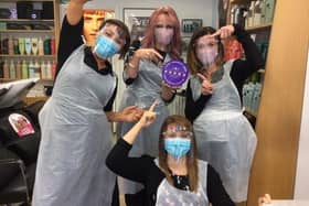 Victoria Glenister, Helen Crane, Claire Taylor and Robyn Wicker from Head Masters in Bishop's Waltham