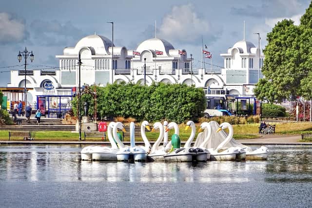 Canoe Lake and the Pier, Southsea. Picture: Trev Harman