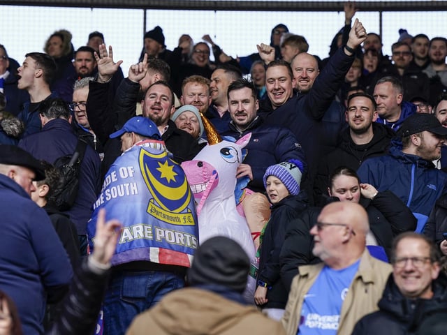 Pompey sold out their away allocation of tickets for Saturday's game at Blomfield Road