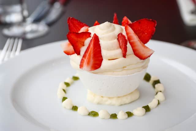 Yvonne and Andrew Cohen have opened a new restaurant in Southsea called Minnies. Strawberry Extravaganza.Picture: Stuart Martin (220421-7042)