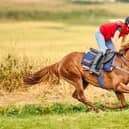 Olivia Kimber, from Portsmouth, in training for the Markel Magnolia Cup at the Qatar Goodwood Festival on July 28, 2022.