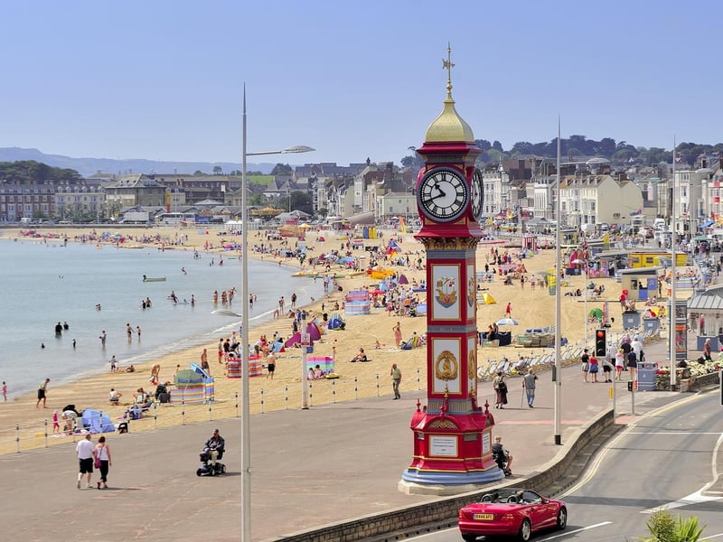 With its award winning sandy beach, Weymouth is well equipped for the children’s summer holidays with a free summer entertainment programme running from July - August. The beach clearly has stunning views too, with TikTok users watching Weymouth Beach content 42.9m times.