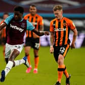 West Ham United defender Aji Alese is gaining interest from EFL clubs.   Picture:  WILL OLIVER/POOL/AFP via Getty Images