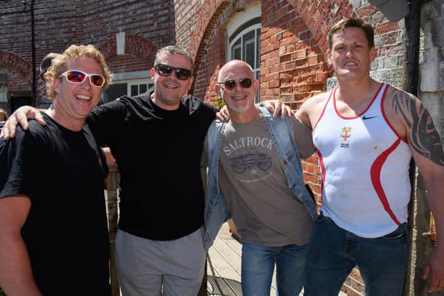 Pictured is: Jamie Gregory, Jason Barnett, Vernon Harris, Thomas Laurie
Picture: Keith Woodland (050621-10)