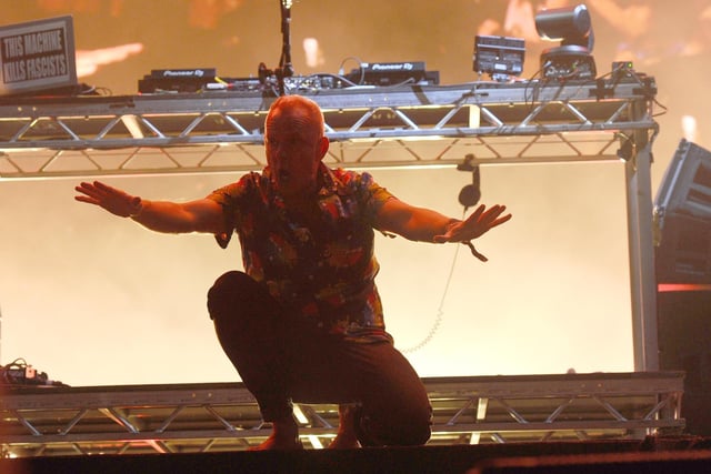 Fatboy Slim performing on Common Stage at Victorious Festival 2024 in Portsmouth on Friday, August 23.Picture: Sarah Standing (230824-5102)