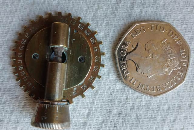 Does any engineer or clockmaker have an idea what this tool was used for? Picture: Paul Rushton