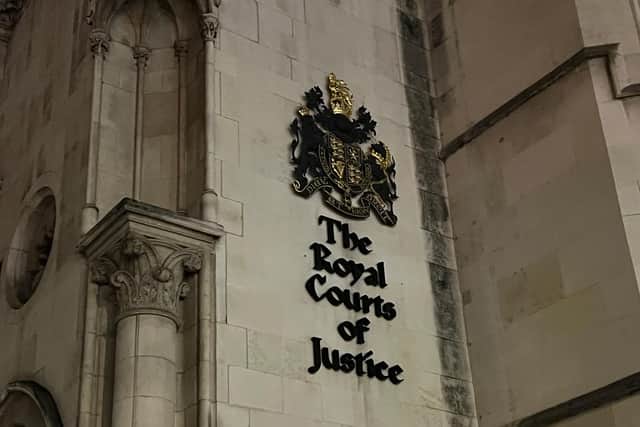 The Royal Courts of Justice, in The Strand, London.