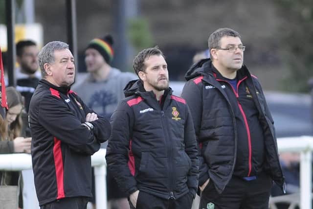 Fleetlands boss Rich Bessey (centre). Picture: Ian Hargreaves